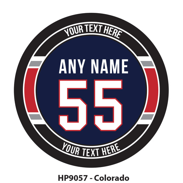 HP9057 - Colorado Hockey Team Colors Puck