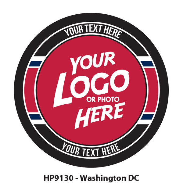 HP9130 - Washington DC Hockey Colors Logo Puck