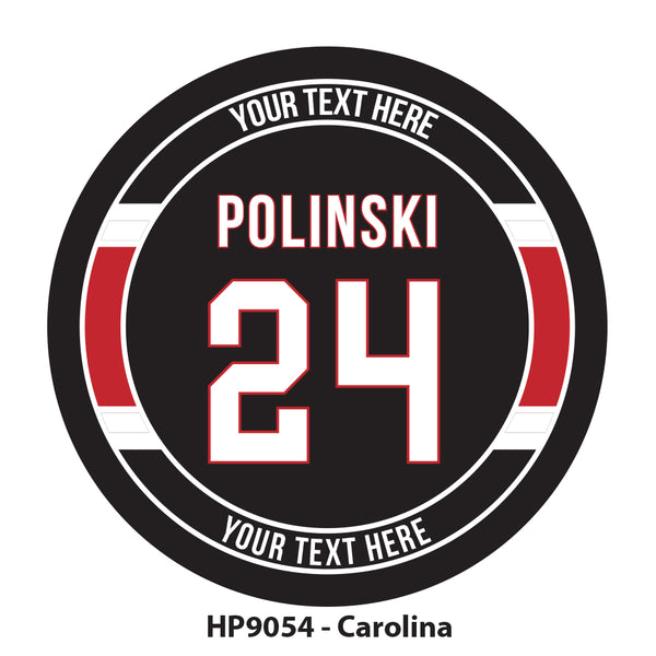 HP9054 - Carolina Hockey Team Colors Puck