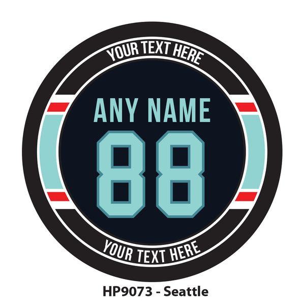 HP9073 - Seattle Hockey Team Colors Puck