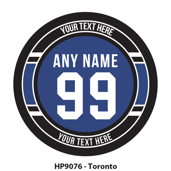 HP9076 - Toronto Hockey Team Colors Puck