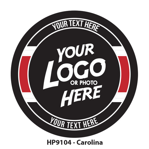 HP9104 - Carolina Hockey Colors Logo Puck