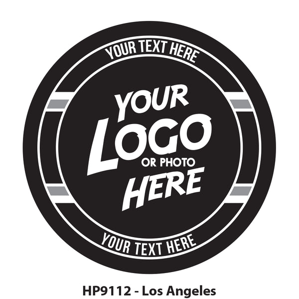 HP9112 - Los Angeles Hockey Colors Logo Puck