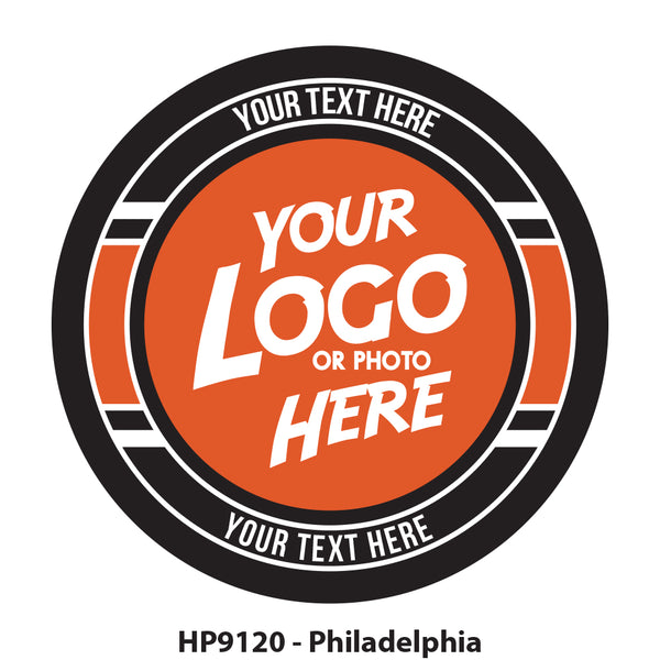 HP9120 - Philadelphia Hockey Colors Logo Puck