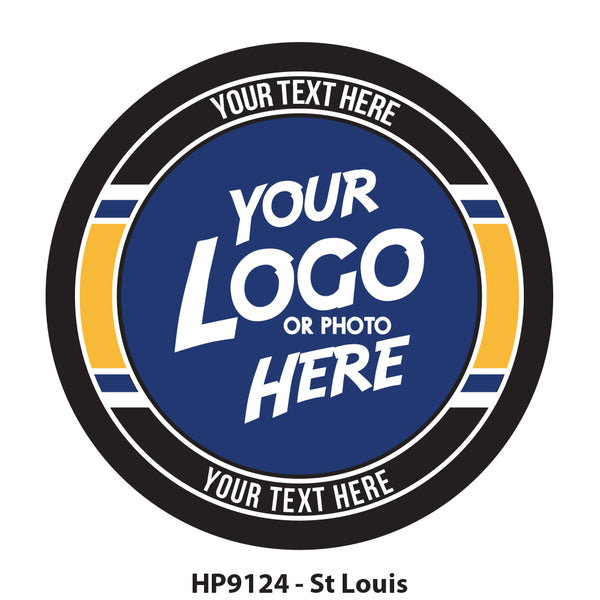 HP9124 - St Louis Hockey Colors Logo Puck