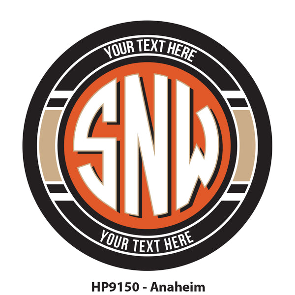 HP9150 - Anaheim Team Monogram Puck