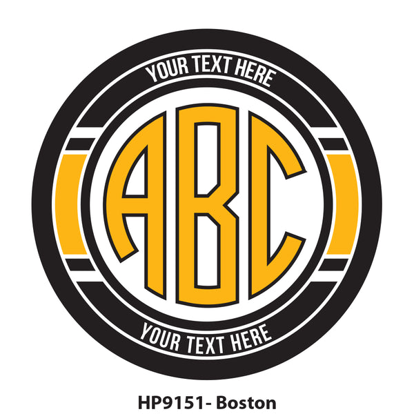 HP9151 - Boston Team Monogram Puck