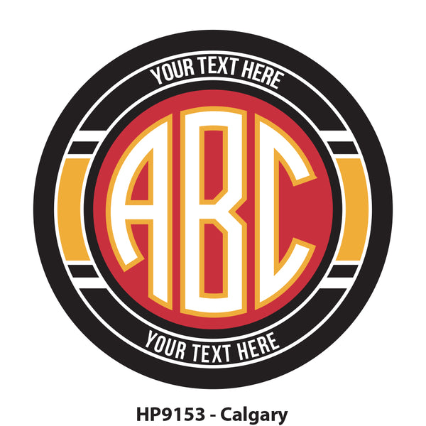 HP9153 - Calgary Team Monogram Puck