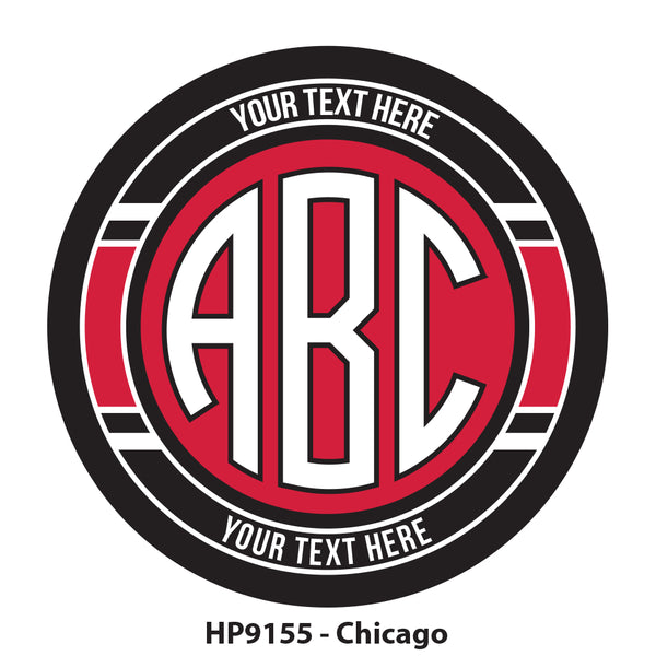 HP9155 - Chicago Team Monogram Puck
