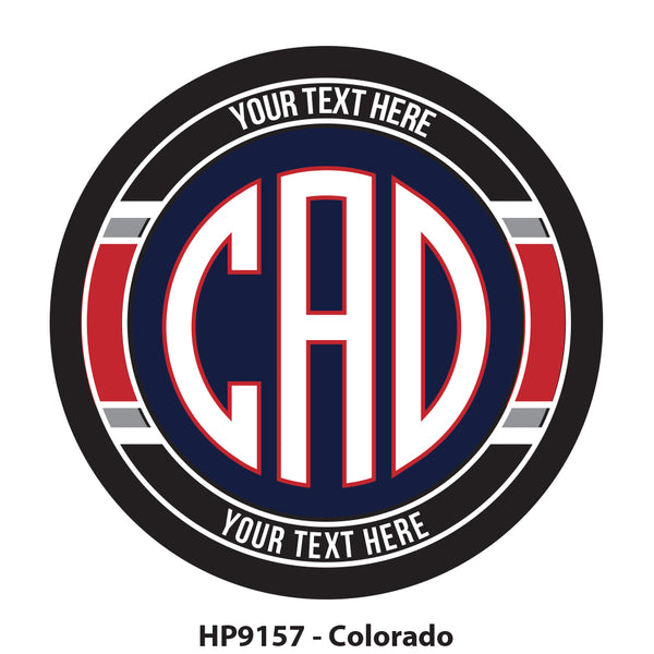 HP9157 - Colorado Team Monogram Puck