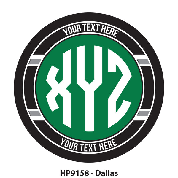 HP9158 - Dallas Team Monogram Puck