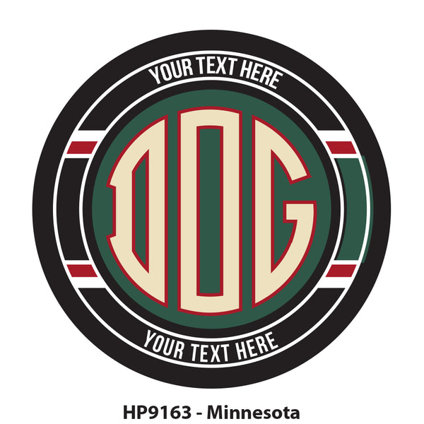 HP9163 - Minnesota Team Monogram Puck