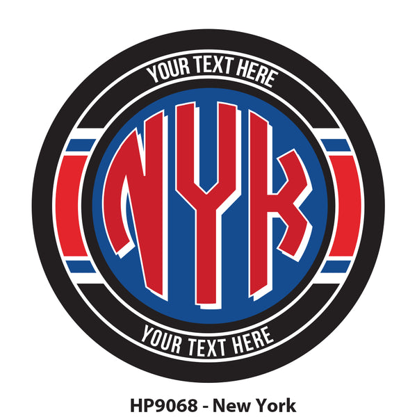HP9168 - New York Team Monogram Puck