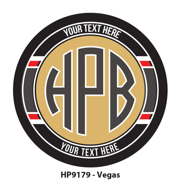 HP9179 - Las Vegas Team Monogram Puck