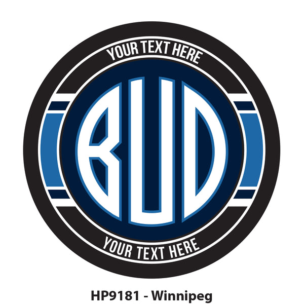 HP9181 - Winnipeg Team Monogram Puck